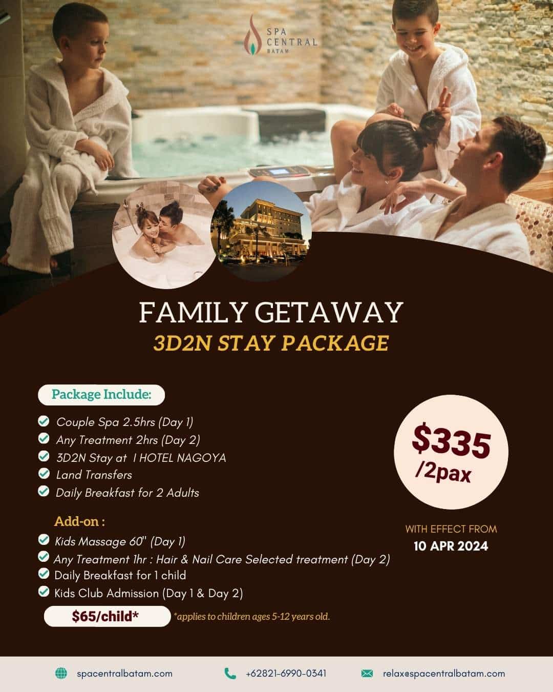 Family Getaway Spa Package